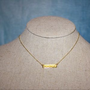 AvaRose by Rocksbox Gold Bar Necklace